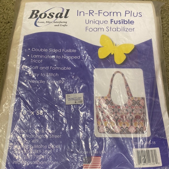 18”x 58” fusible foam stabilizer from Bosal in-r-forms - Picture 1 of 1